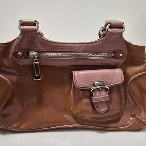 Cole Haan, Elegant Pink and Brown Women's Handbag
